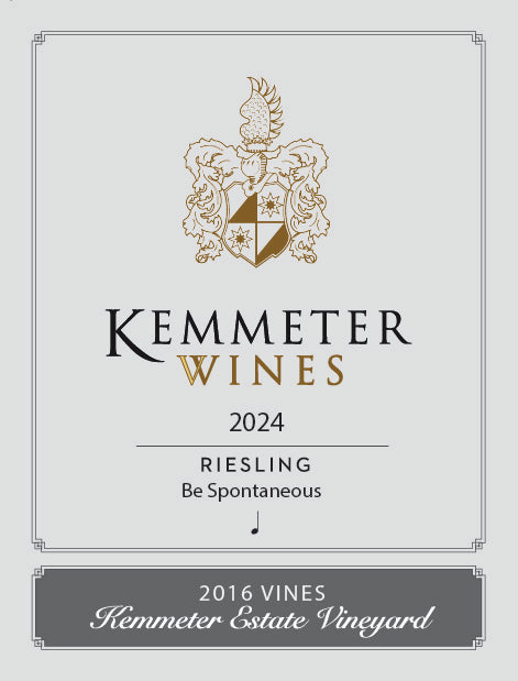 Riesling "Be Spontaneous" - One Note 2016 Vines